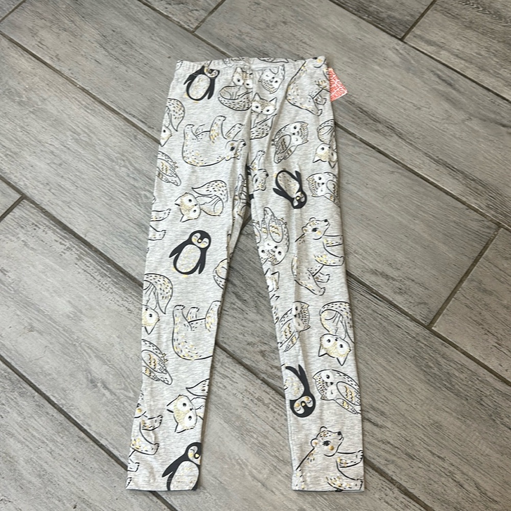 Fabkids Animal Leggings with Gold detail Girls Size 8 NEW